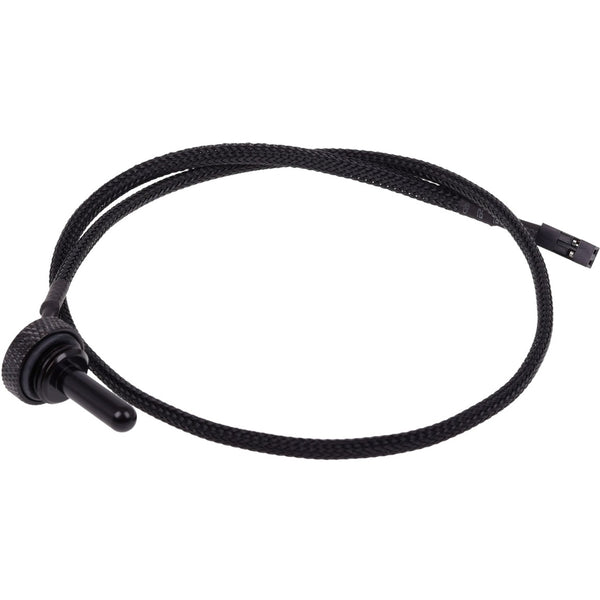 Alphacool eiszapfen temperatuursensor plug g1 4 - diep zwart (zwart)