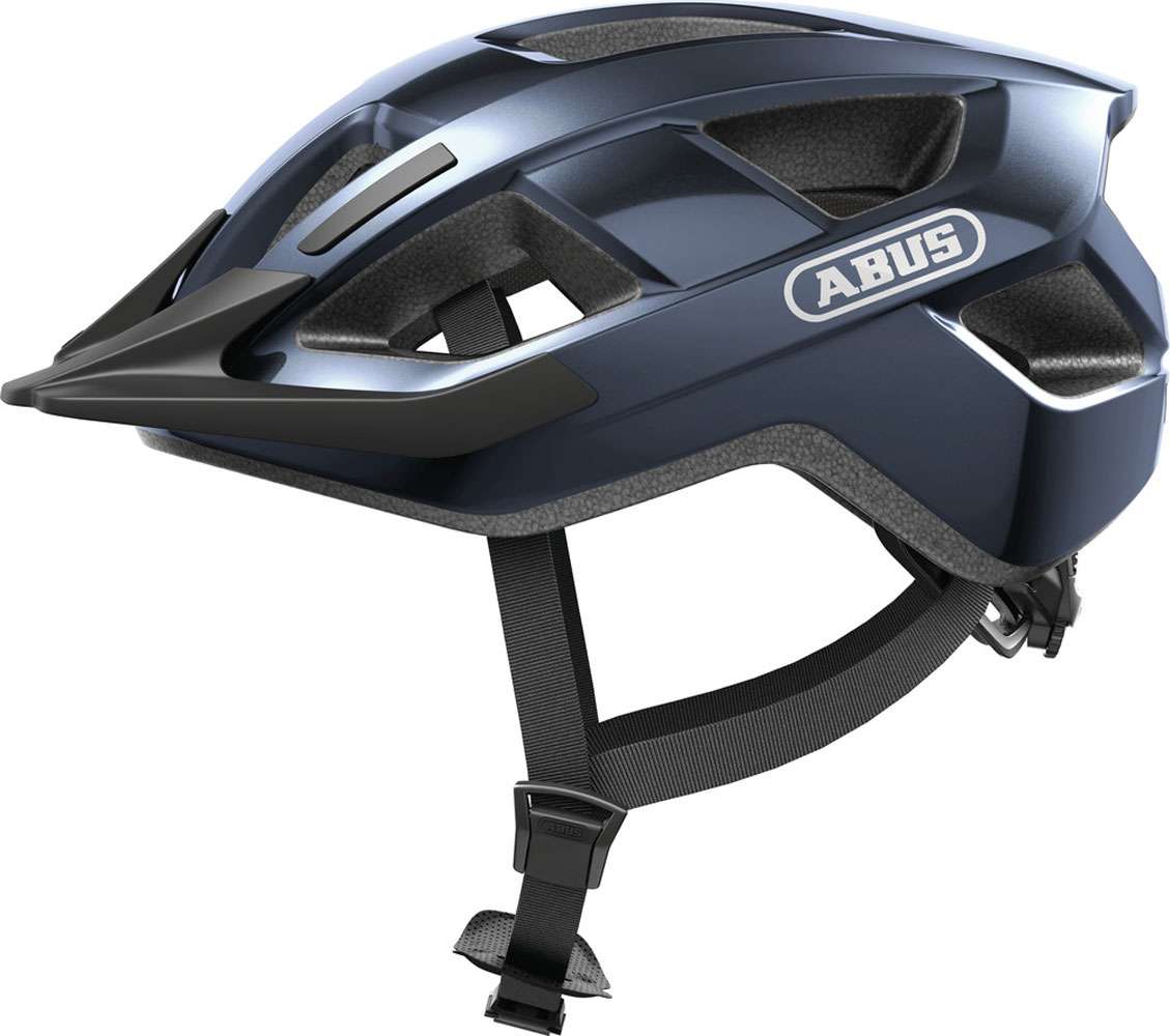 Abus helm aduro 3.0 led middernachtblauw m 52-58cm