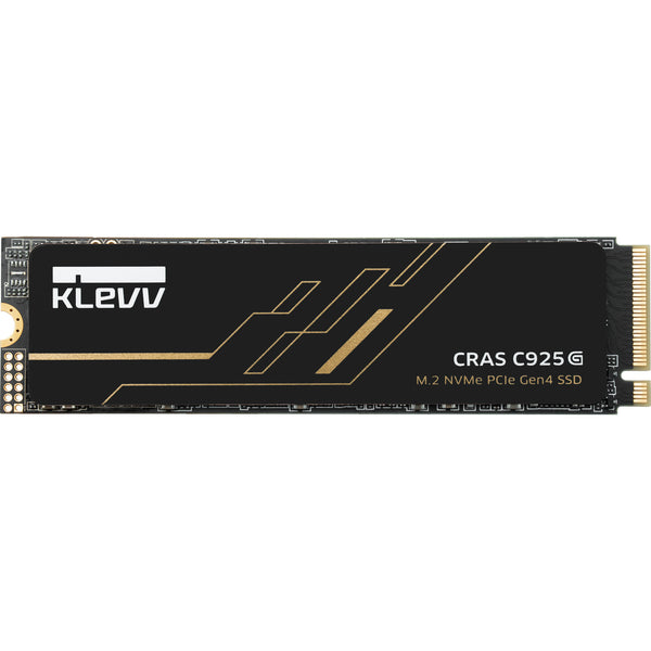 Klevv cras c925g 1 tb ssd (zwart, k01tbm2sp0-25g, pcie gen 4.0 x4, nvme 2.0)