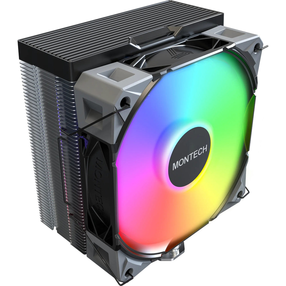 Montech nx400 argb cpu-koeler (zwart, 4-pin pwm)