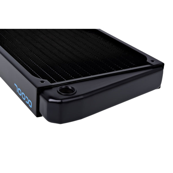 Alphacool nexxxos st30 full copper x-flow 420mm radiator (zwart)
