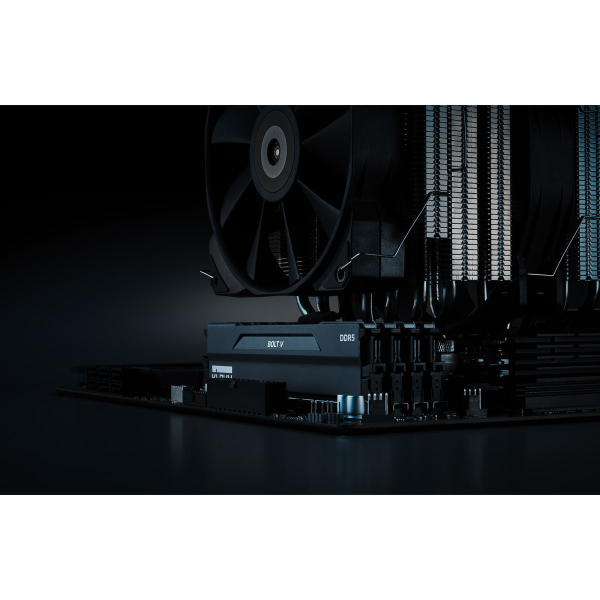 Klevv bolt v 32 gb ddr5-6000 (2x 16 gb) werkgeheugen (zwart, kd5agu880-60a300h, xmp 3.0, expo)