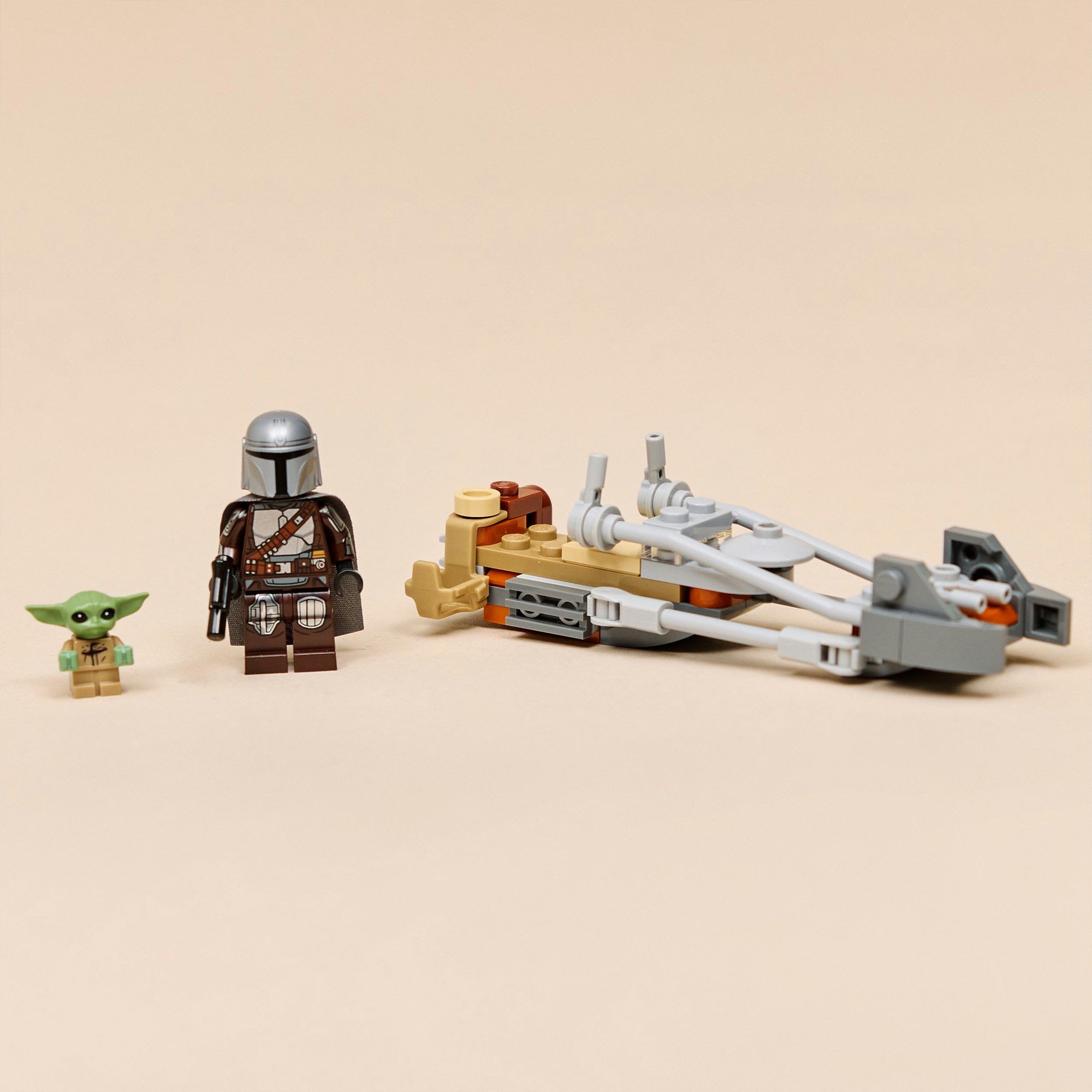 Lego star wars - de mandalorian en grogu's speederbike constructiespeelgoed (75436)