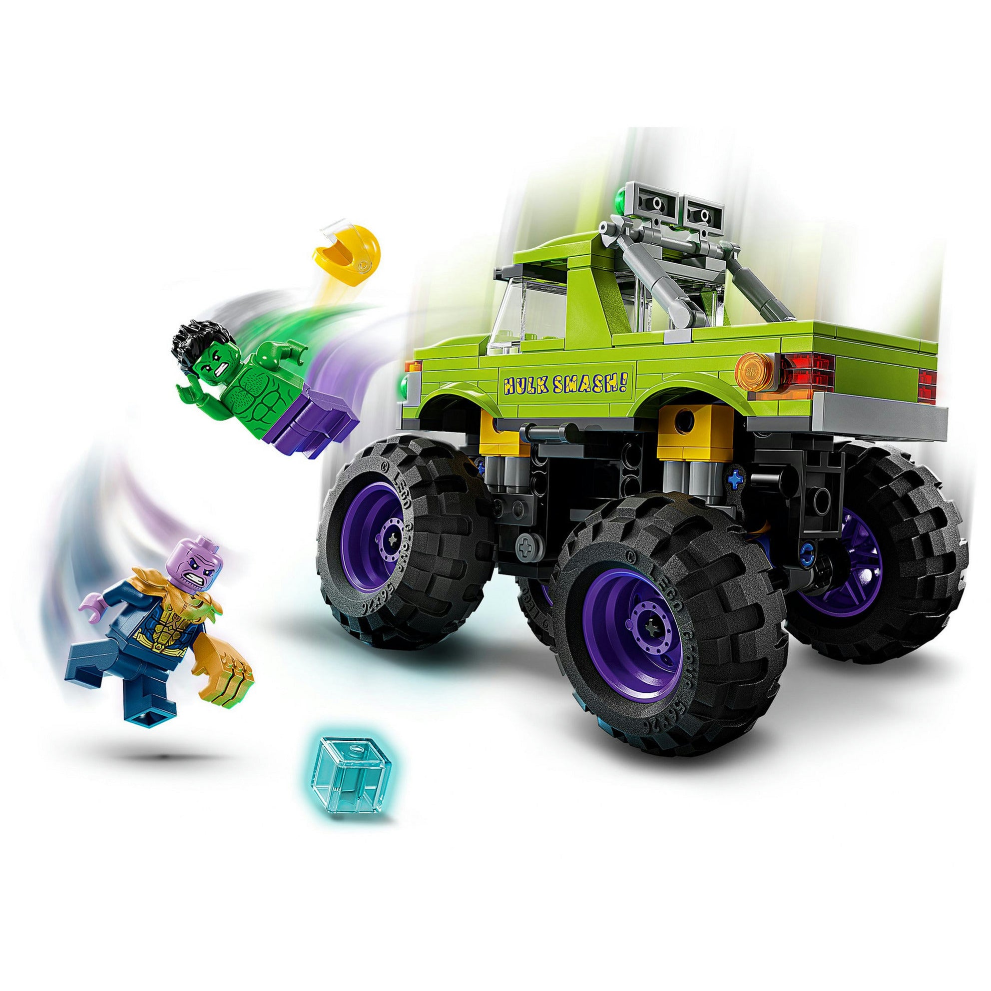 Lego 76312 superhelden marvel de hulk truck vs. thanos