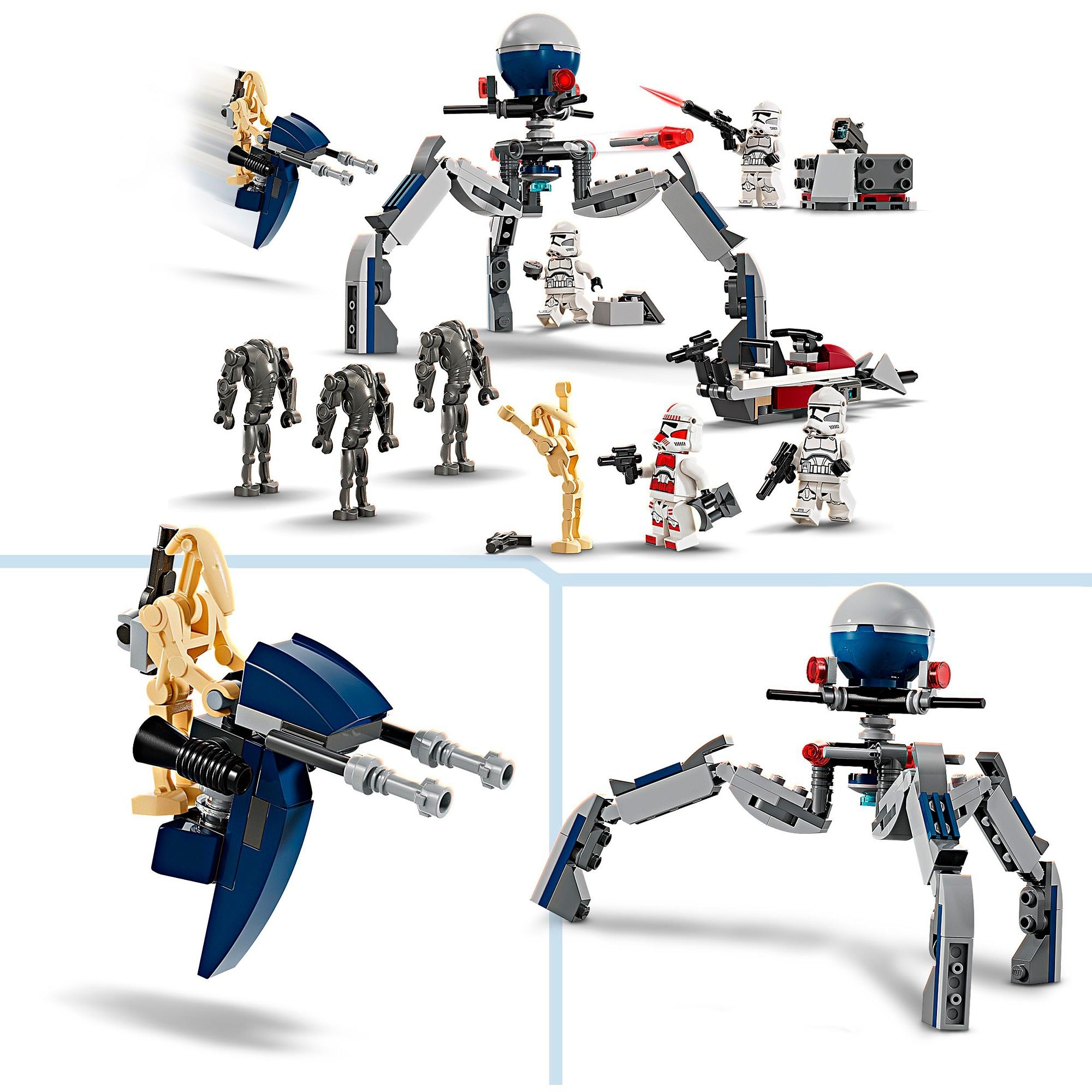 Lego star wars clone trooper™ battle droid™ battle pack - 75372