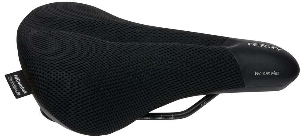 Terry zadel Fisio Climavent max gel dames zwart