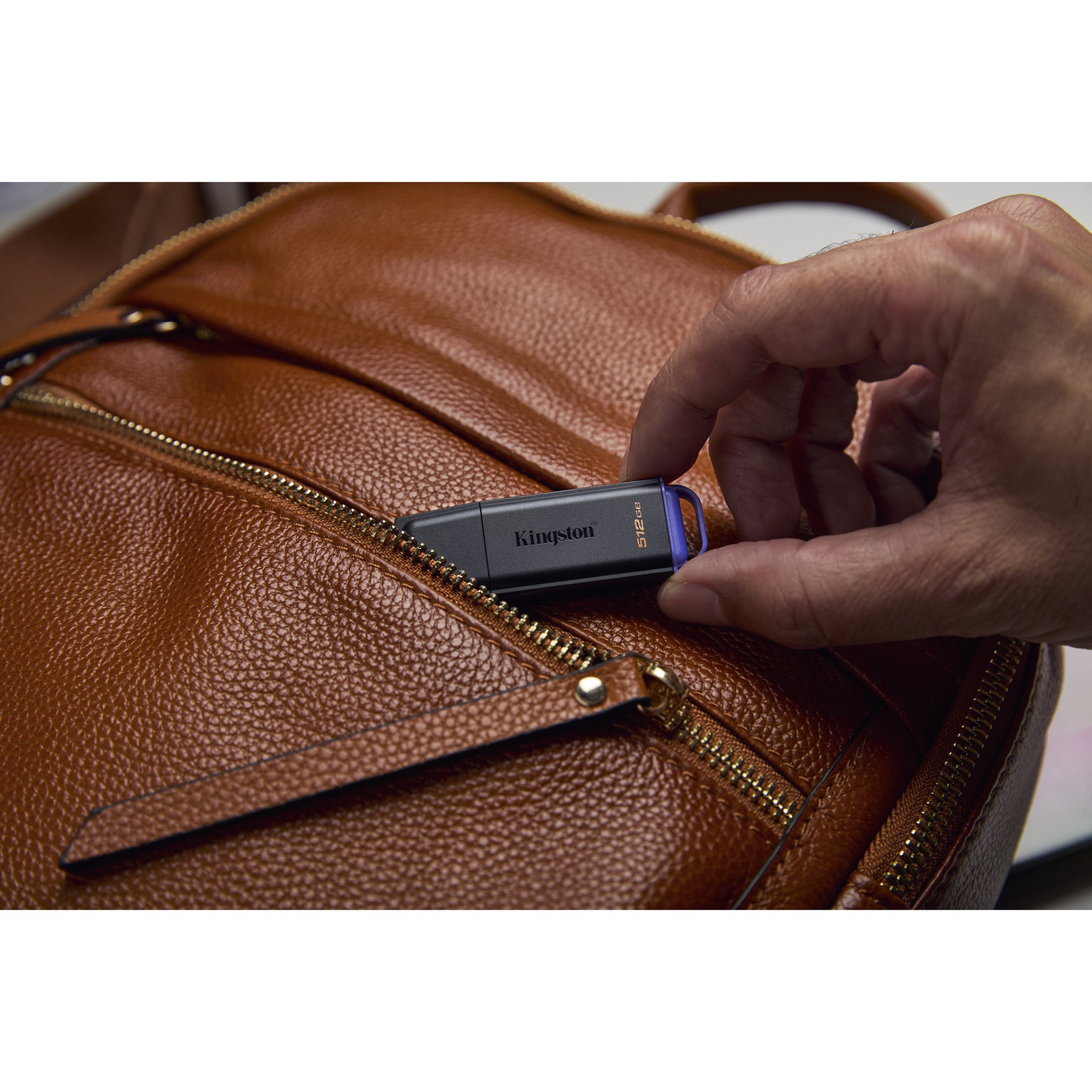 Kingston datatraveler exodia 512 gb usb-stick (zwart lila, usb-a 3.2 gen 1 (5 gbit s))