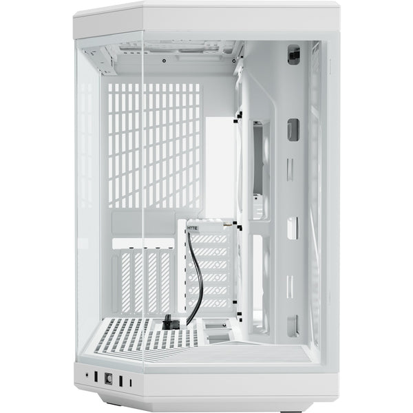 Hyte y70 midi tower behuizing (wit | 2x usb-a | 1x usb-c | tempered glass)