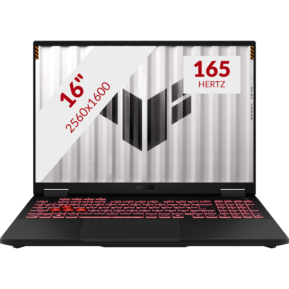 Asus tuf gaming a16 fa608pp-qt005w 16 gaming laptop (zwart grijs | r9 8940hx | rtx 5070 | 32 gb | 1 tb ssd)