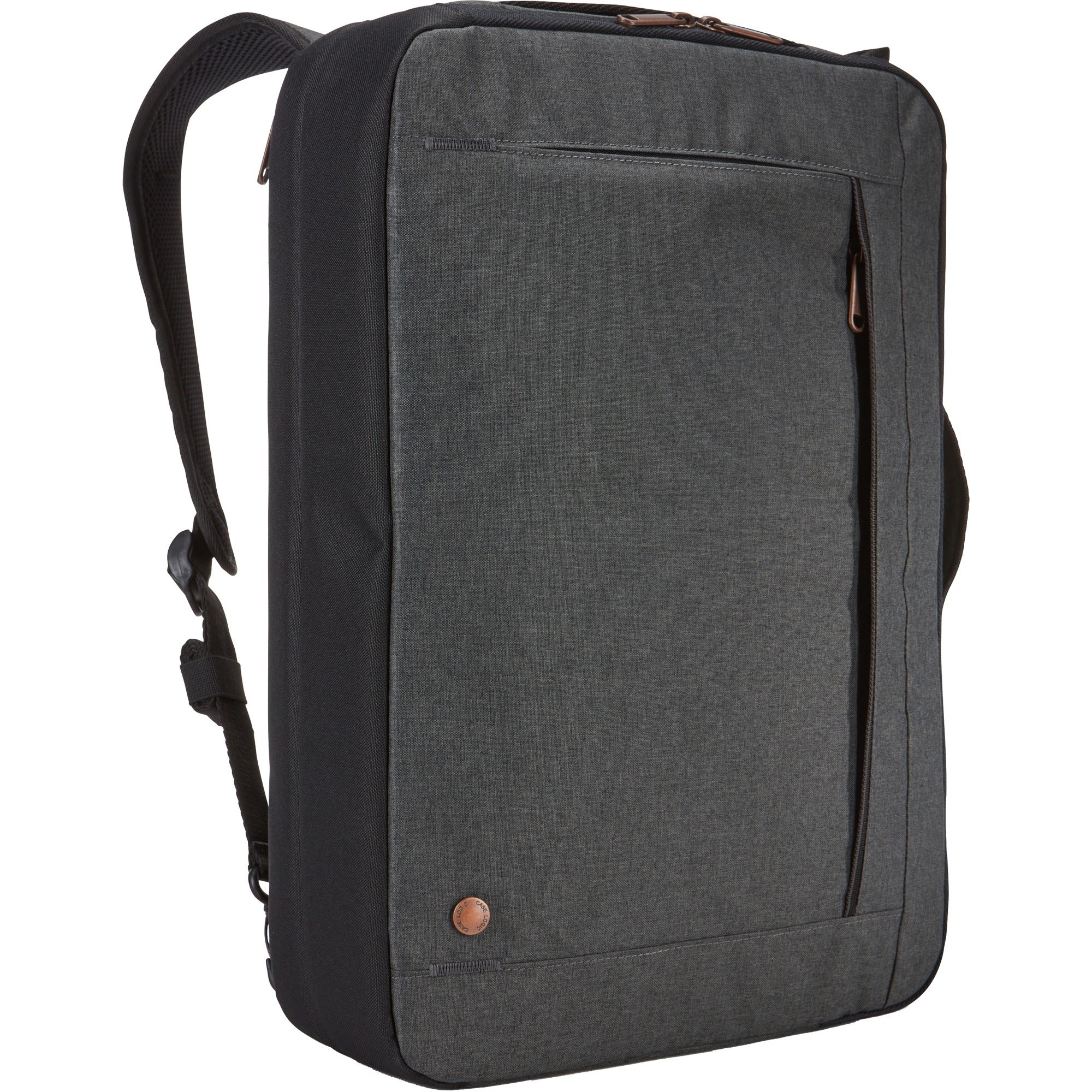Case logic era 15.6 hybrid briefcase eracv-116-obsidian laptoptas (donkergrijs)