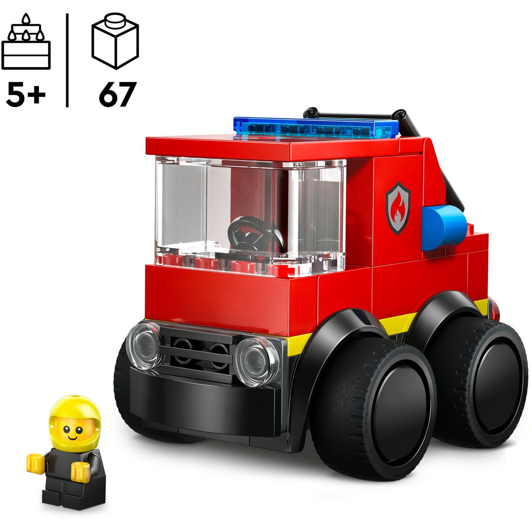 Lego city rides - fire truck constructiespeelgoed