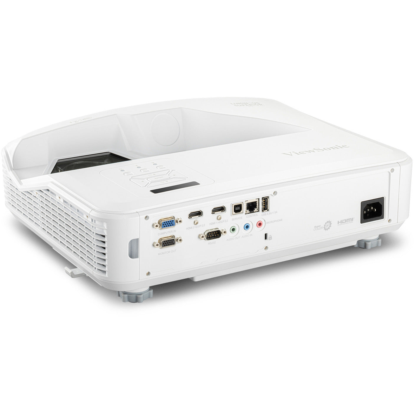 Viewsonic ls832wu wuxga ultra short throw laserprojector (wit, 5000 ansi lumen)