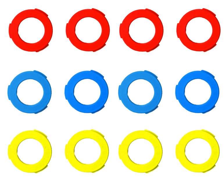 Magura cover-kit voor remklauw blauw rood geel 12st. 2701240