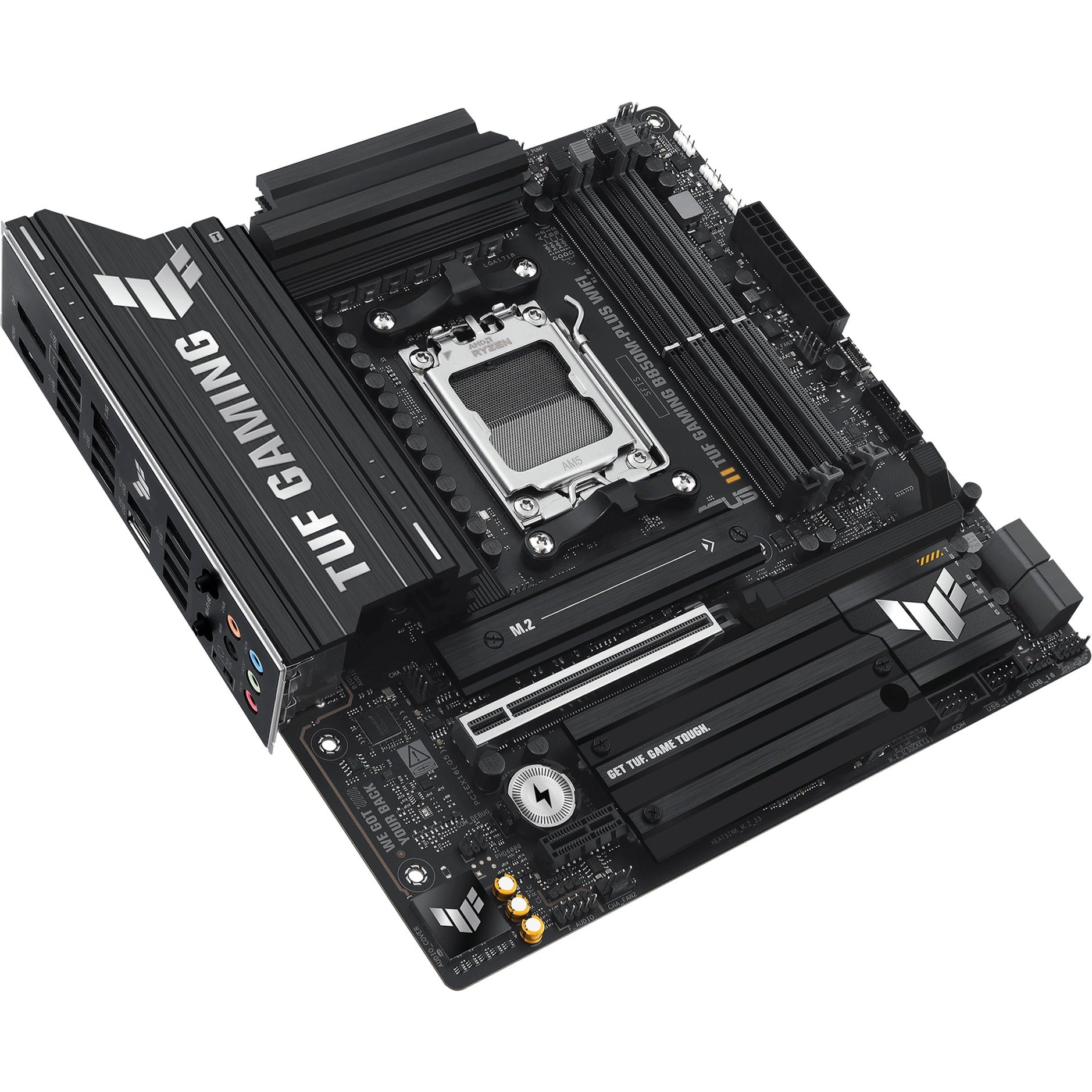 Asus tuf gaming b850m-plus wifi socket am5 moederbord (2.5gb-lan, wi-fi 6e, bt, sound, µatx)