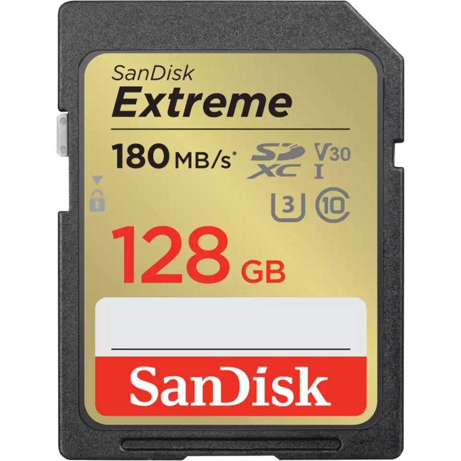 Sandisk extreme sdxc 128 gb geheugenkaart (uhs-i u3, class 10, v30)
