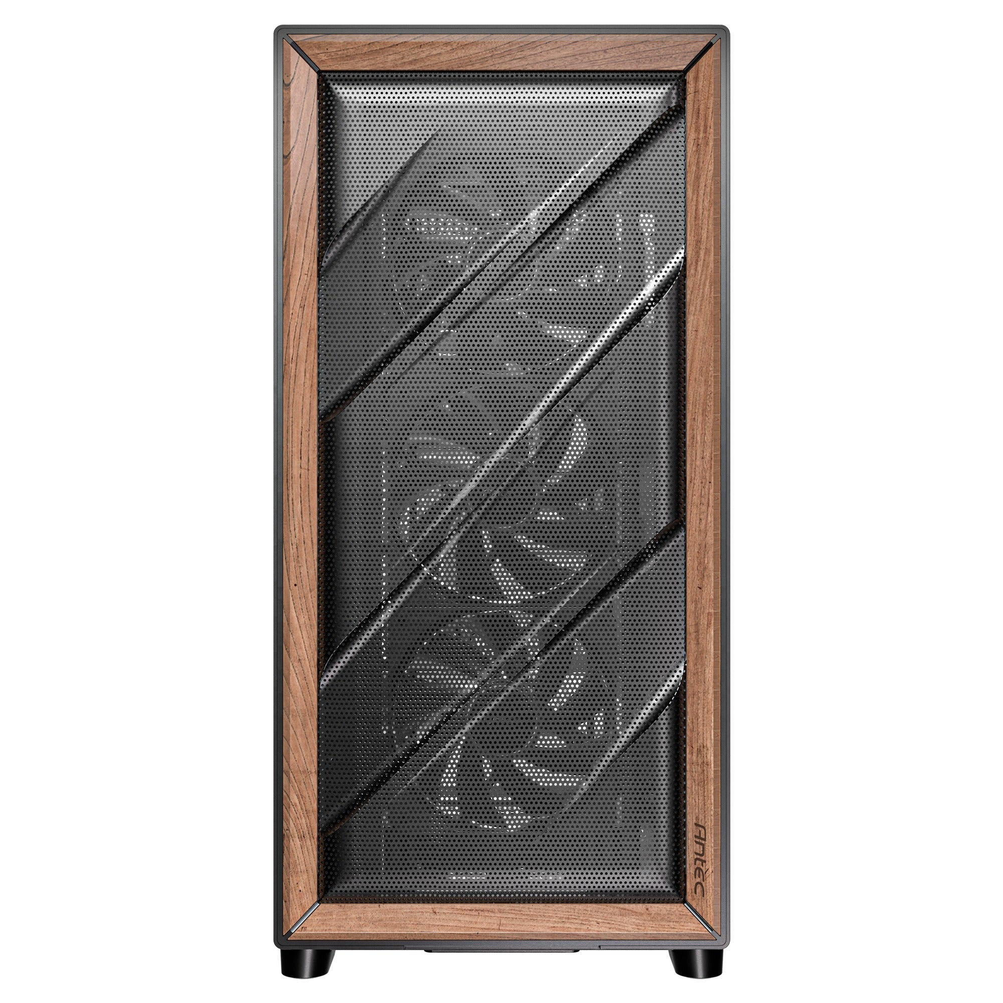 Antec flux se midi tower behuizing (zwart | 2x usb-a | 1x usb-c)