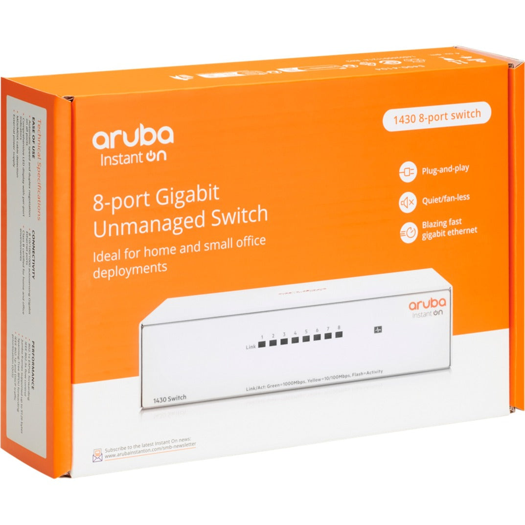 Hewlett packard enterprise instant on 1430 8g switch