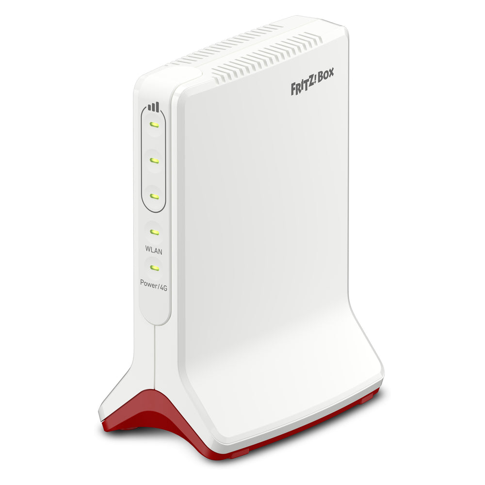 Fritz! box 6825 4g edition international wlan lte router (wit rood, mesh wi-fi, 4g 3g)