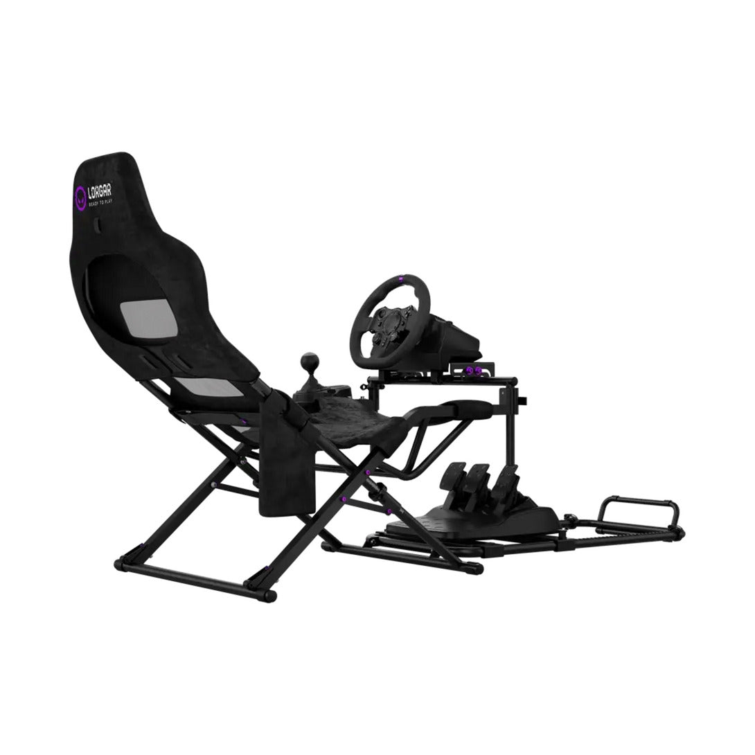 Lorgar advanced raf1 racing simulator (zwart)