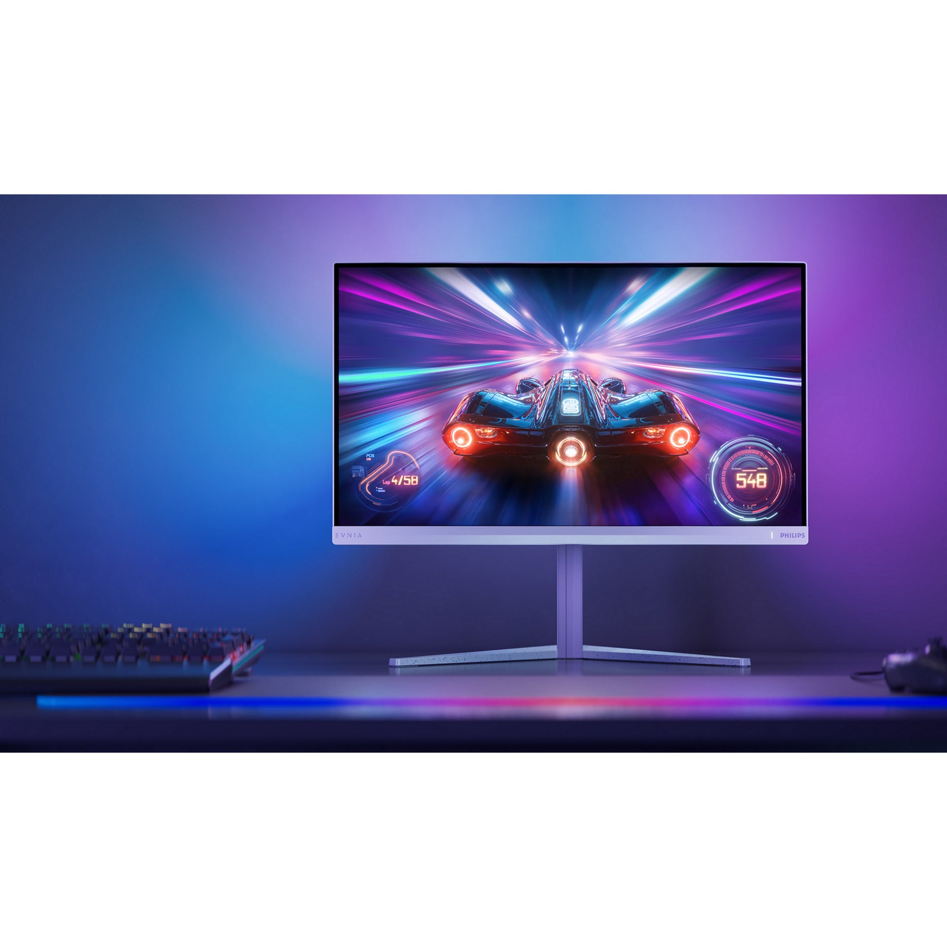 Philips evnia 27m2n5901a 27 4k uhd gaming monitor (wit, 2x hdmi, displayport, 2x usb-a, usb-b, usb-c, 160 hz 320 hz)