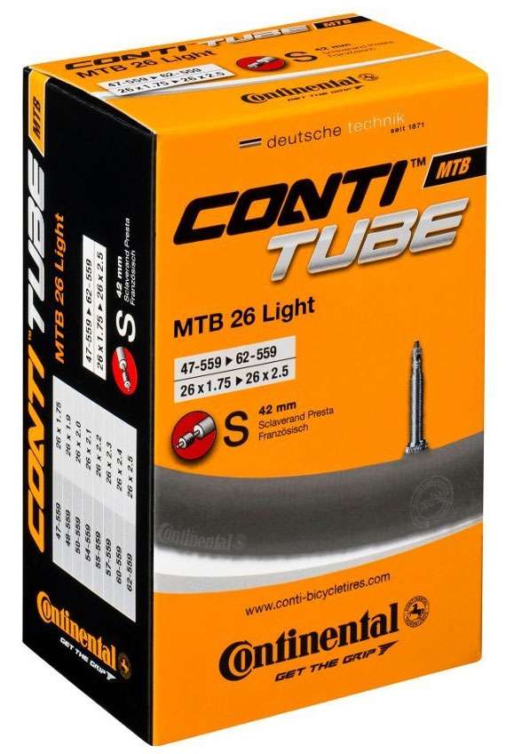 Continental Binnenband 26 MTB Licht S42