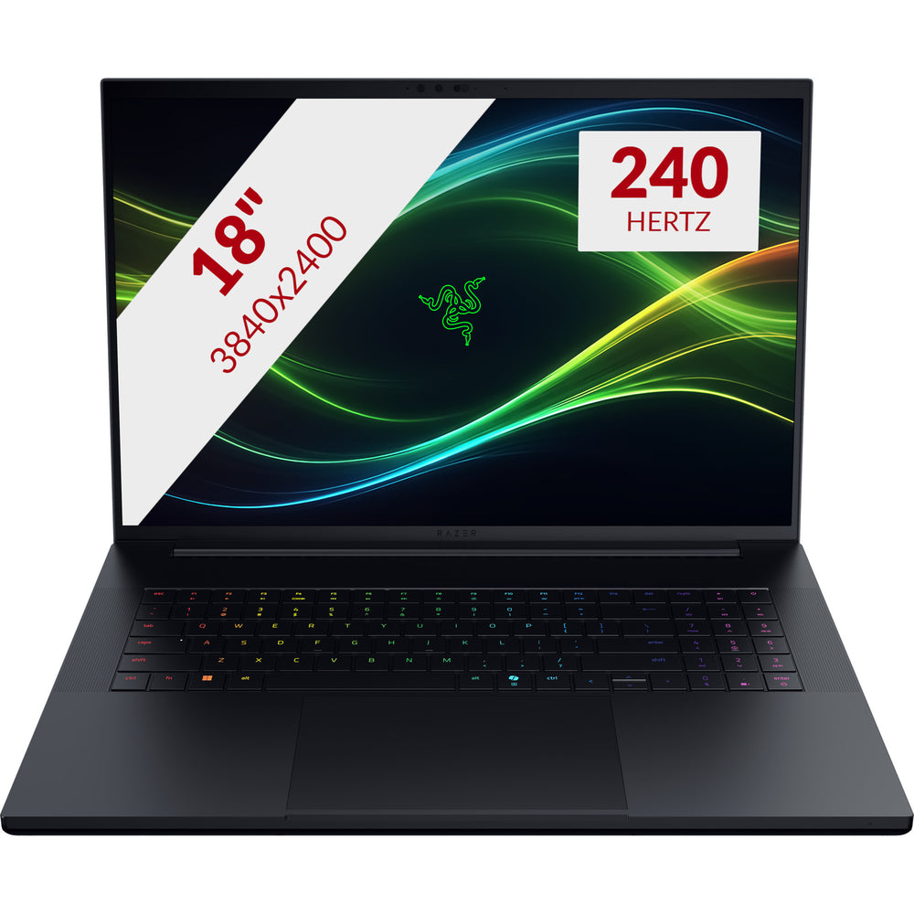 Razer blade 18 (2026) 18 gaming laptop (zwart | core ultra 9 290hx plus | rtx 5090 | 64 gb | 2 tb ssd)