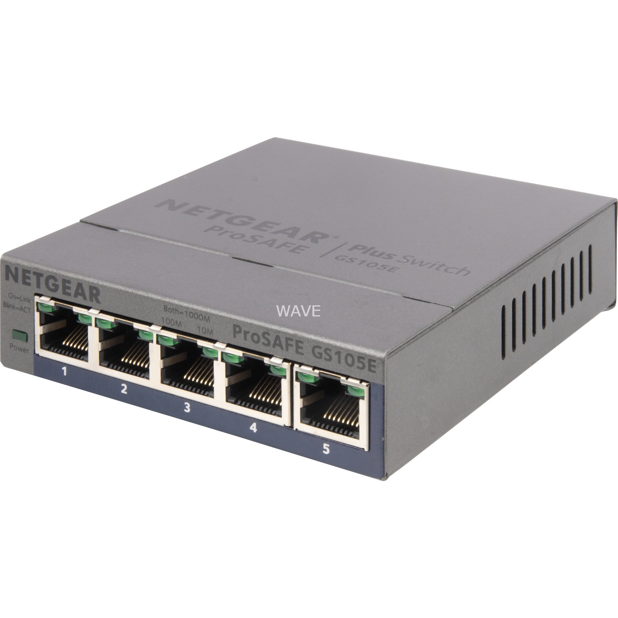 Netgear prosafe gs105e v2 switch (grijs)