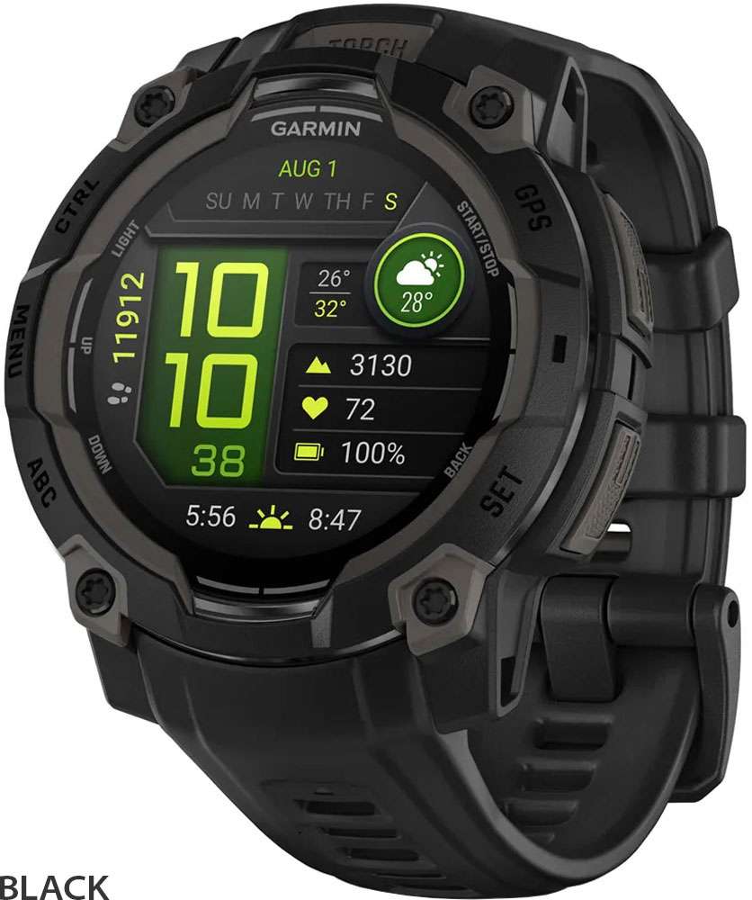 Garmin instinct® 3 amoled 45mm - gps multisport smartwatch