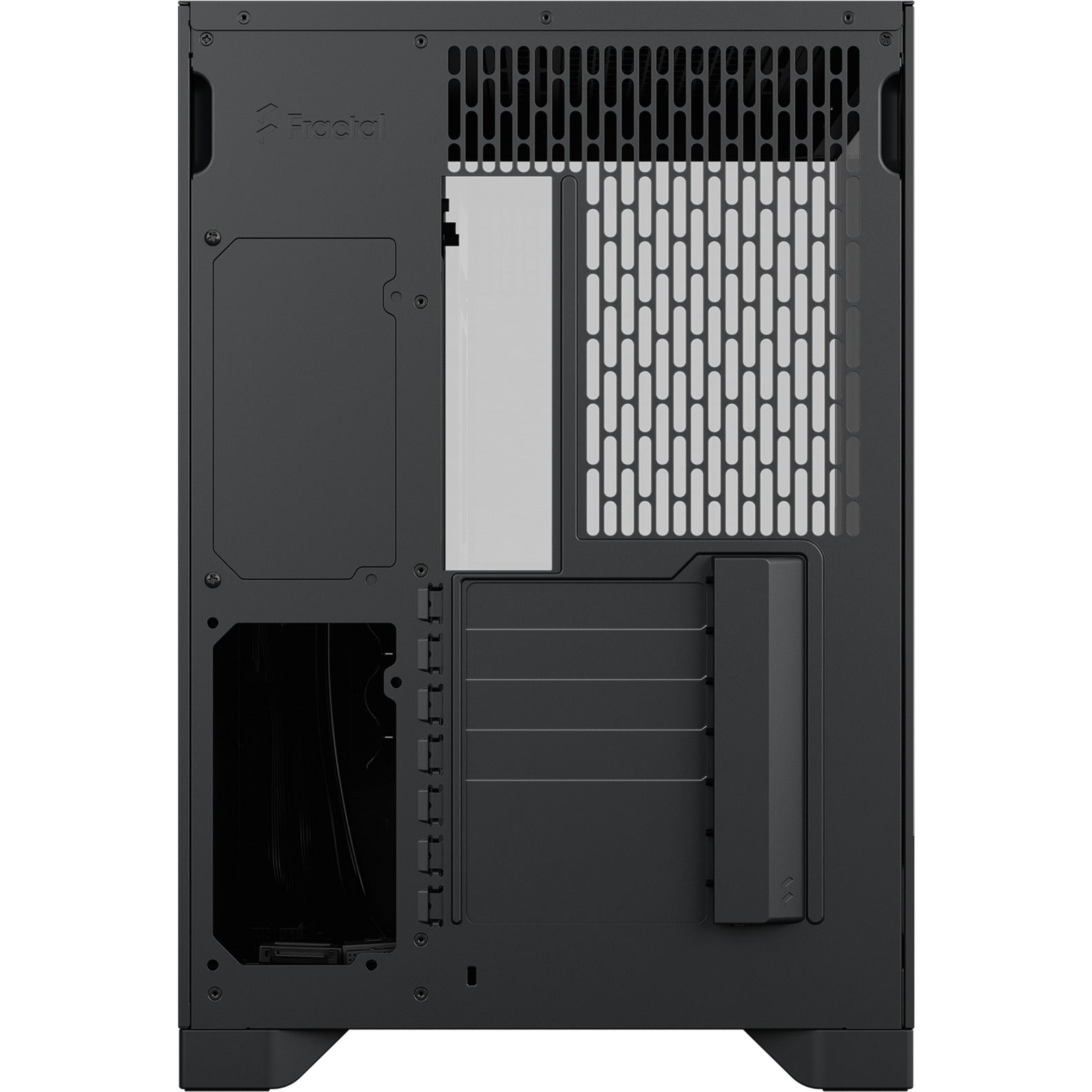 Fractal design pop 2 vision rgb midi tower behuizing (zwart | 1x usb-a | 1x usb-c | rgb | tempered glass)