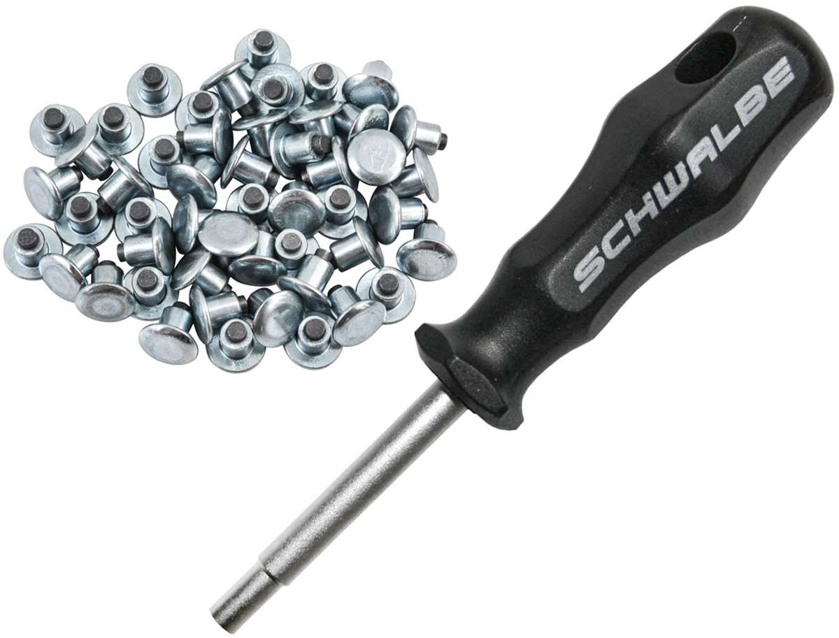 Schwalbe 50 steel spikes for all spike tyres incl. tools