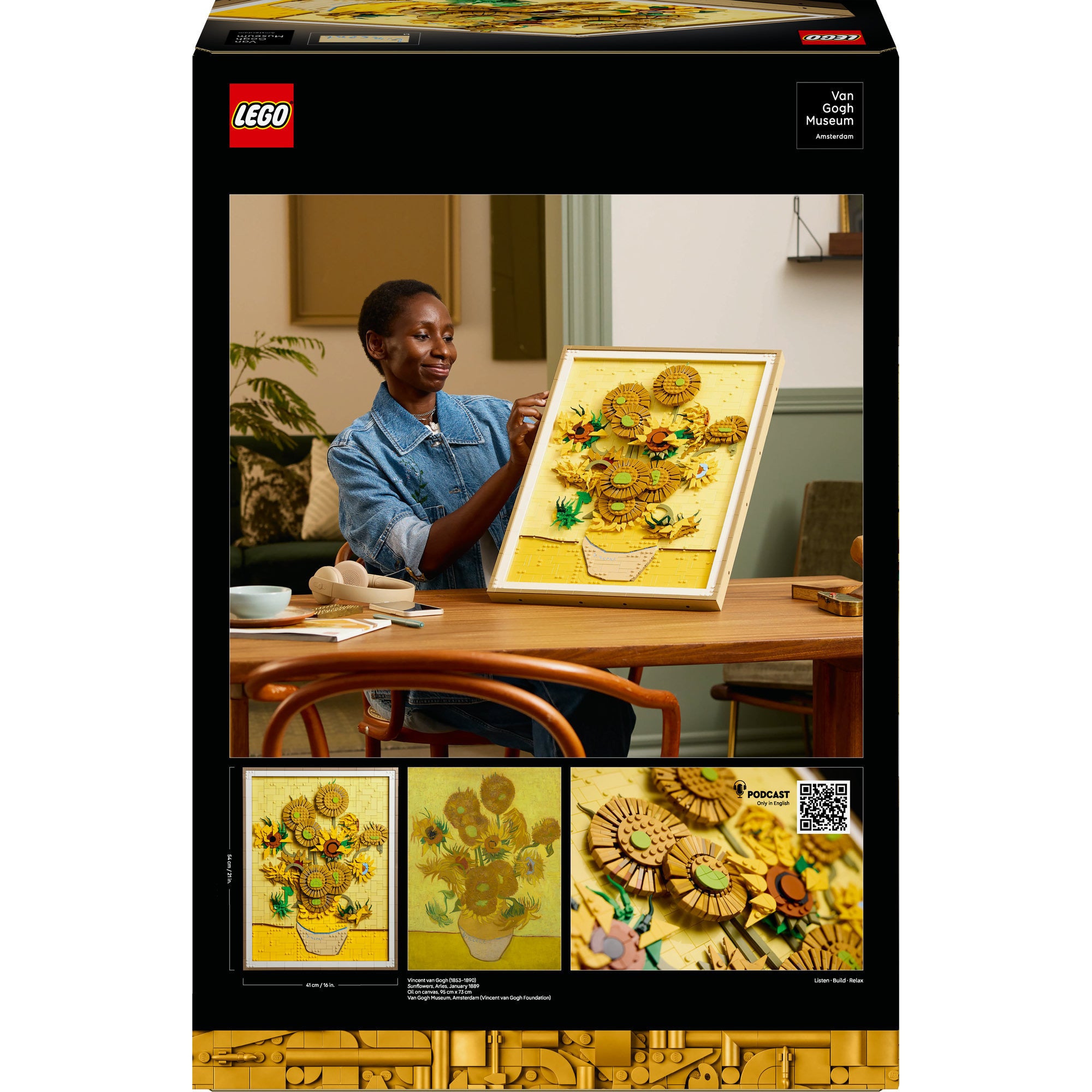 Lego art 31215 vincent van gogh - zonnebloemen