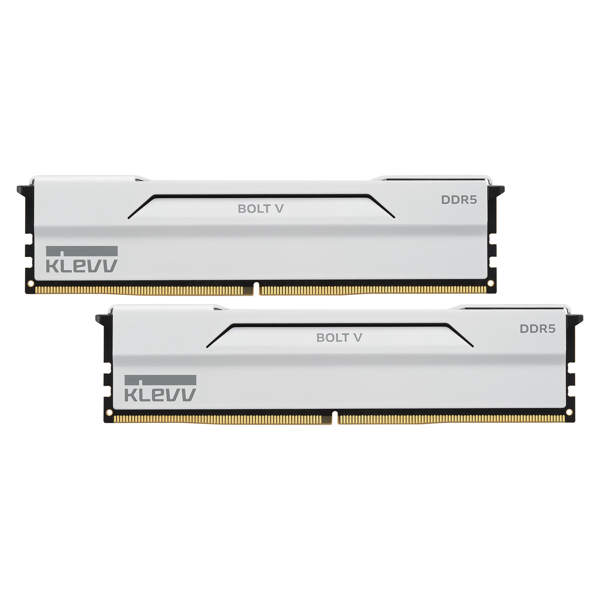 Klevv 32 gb ddr5-6000 (2x 16 gb) kit werkgeheugen (wit, kd5agu880-60a300i, bolt v, xmp 3.0, expo)