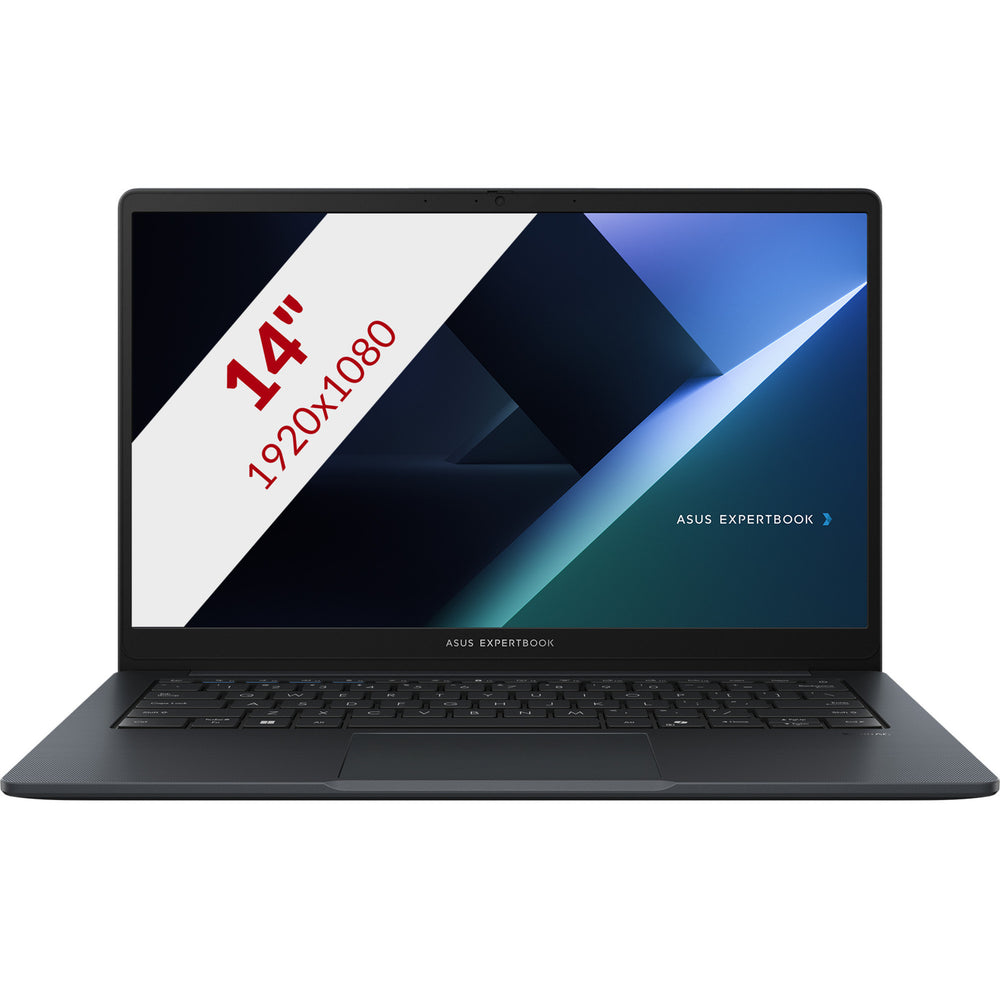 Asus expertbook b1 b1403cva-s63755x 14 copilot+ laptop (grijs | core i7-13620h | uhd graphics | 32 gb | 1 tb ssd)