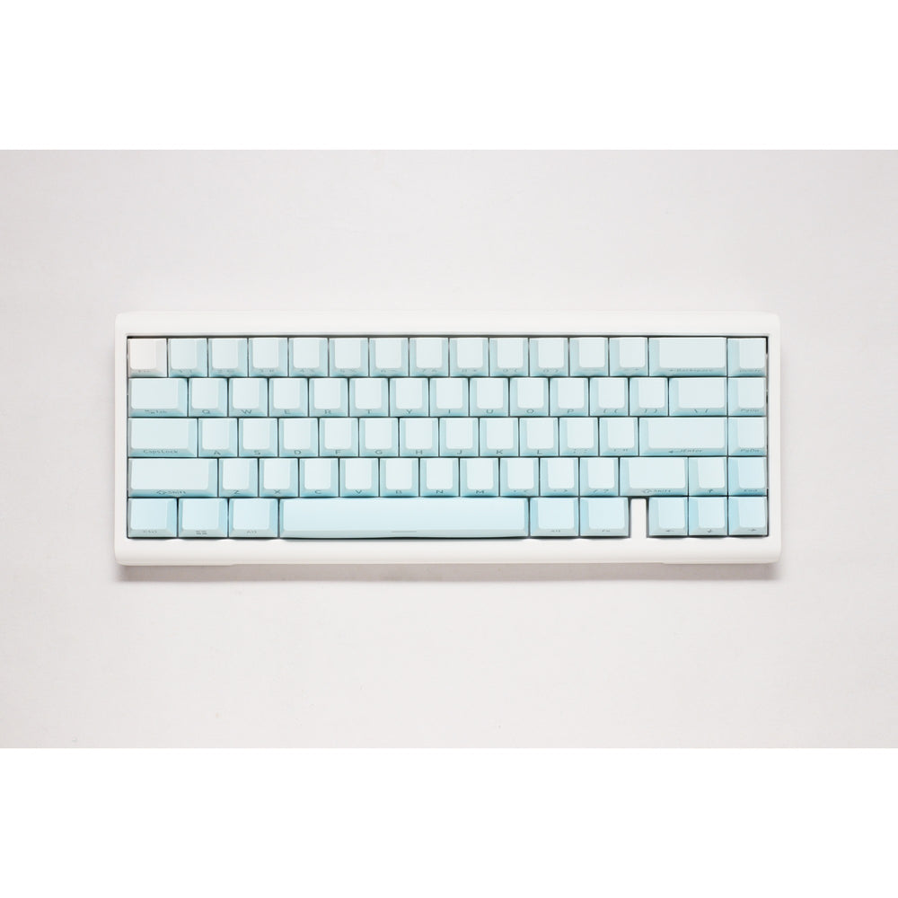 Ducky projectd tinker 65 - pom edition met qmk via rgb mechanisch toetsenbord (lichtblauw, us lay-out (qwerty), kailh box cream pro, 65%, rgb leds, double-shot pbt, hot-swappable pom, gasket mount)