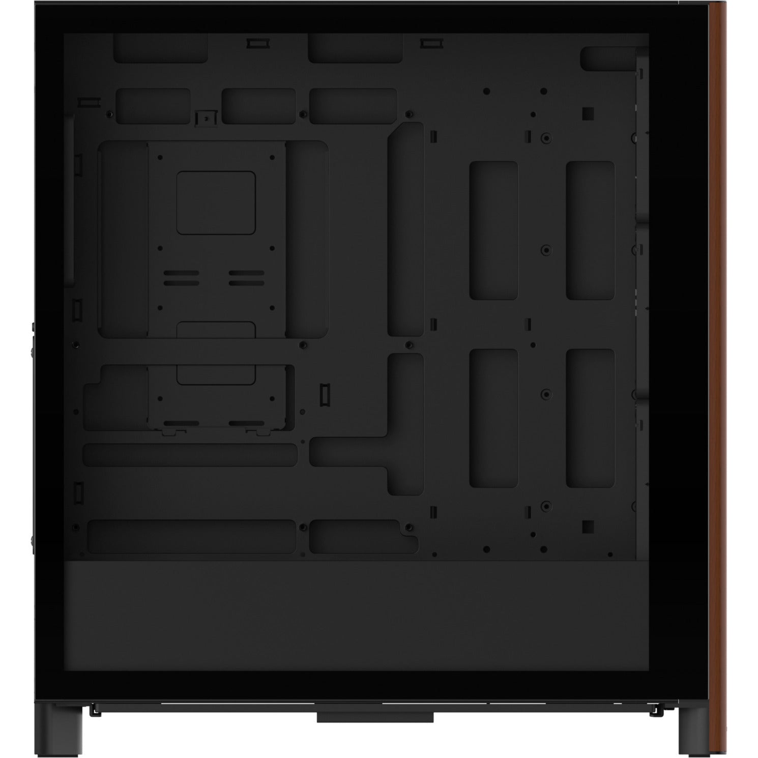 Thermaltake s370 ws midi tower behuizing (zwart | 2x usb-a | 1x usb-c | tempered glass)