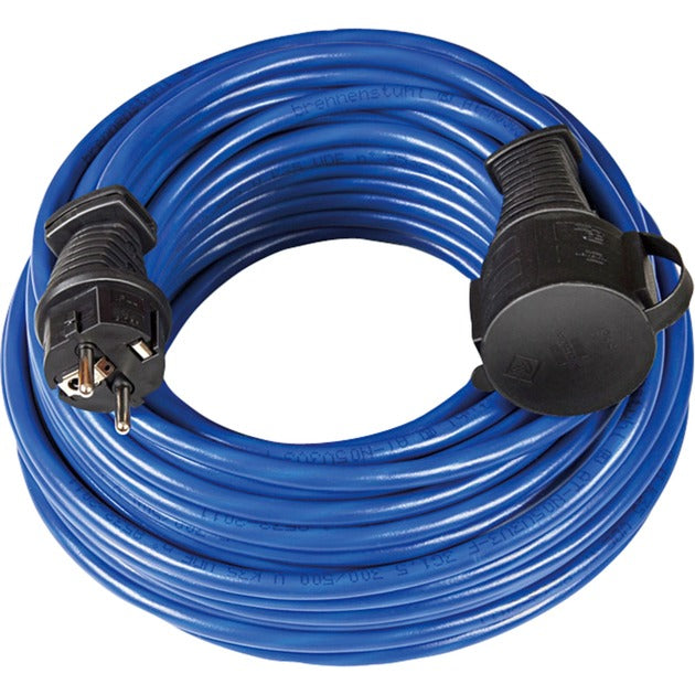Brennenstuhl verlengkabel ip44, geaard (blauw, 25 meter)