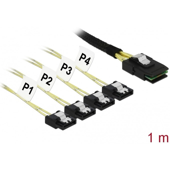 DeLOCK DeLOCK Mini SAS SFF-8087 > 4x SATA 7-pins
