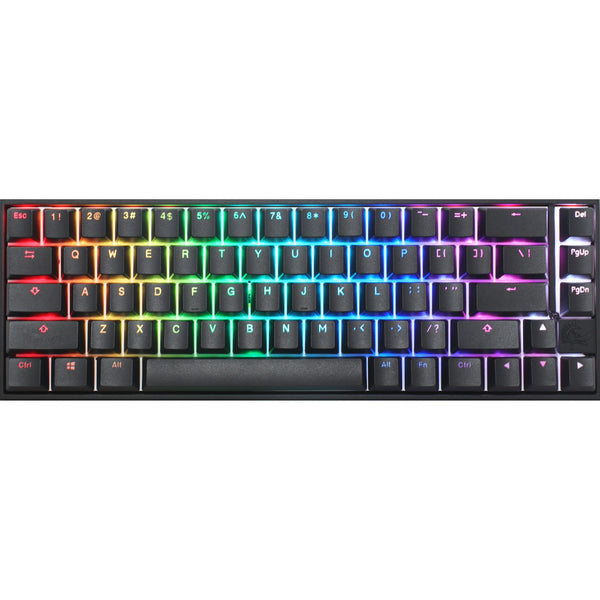 Ducky mecha pro sf rgb mechanisch toetsenbord (zwart, us lay-out (qwerty), cherry mx speed silver, 65%, rgb leds, pbt double-shot)