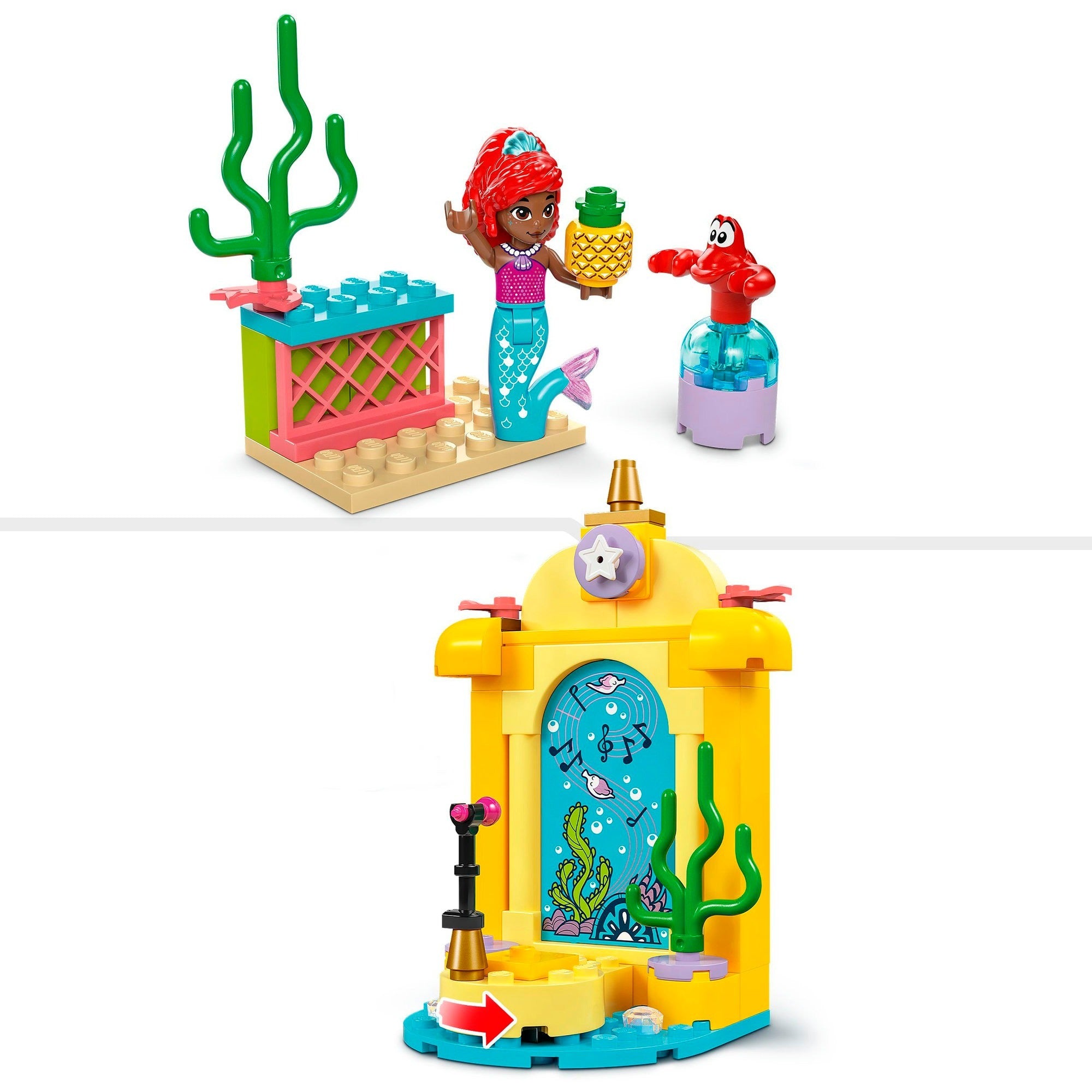 Lego disney princess - ariëls muziekpodium constructiespeelgoed (43235)