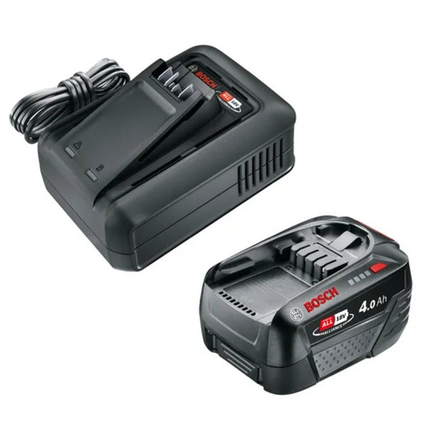 Gardena startkit p4a qc al18v-44 + 1x 4,0 ah | snellader en accu set (zwart, 14915-20 | snellader al18v-44 | pba 18v 4,0 ah soc accu)