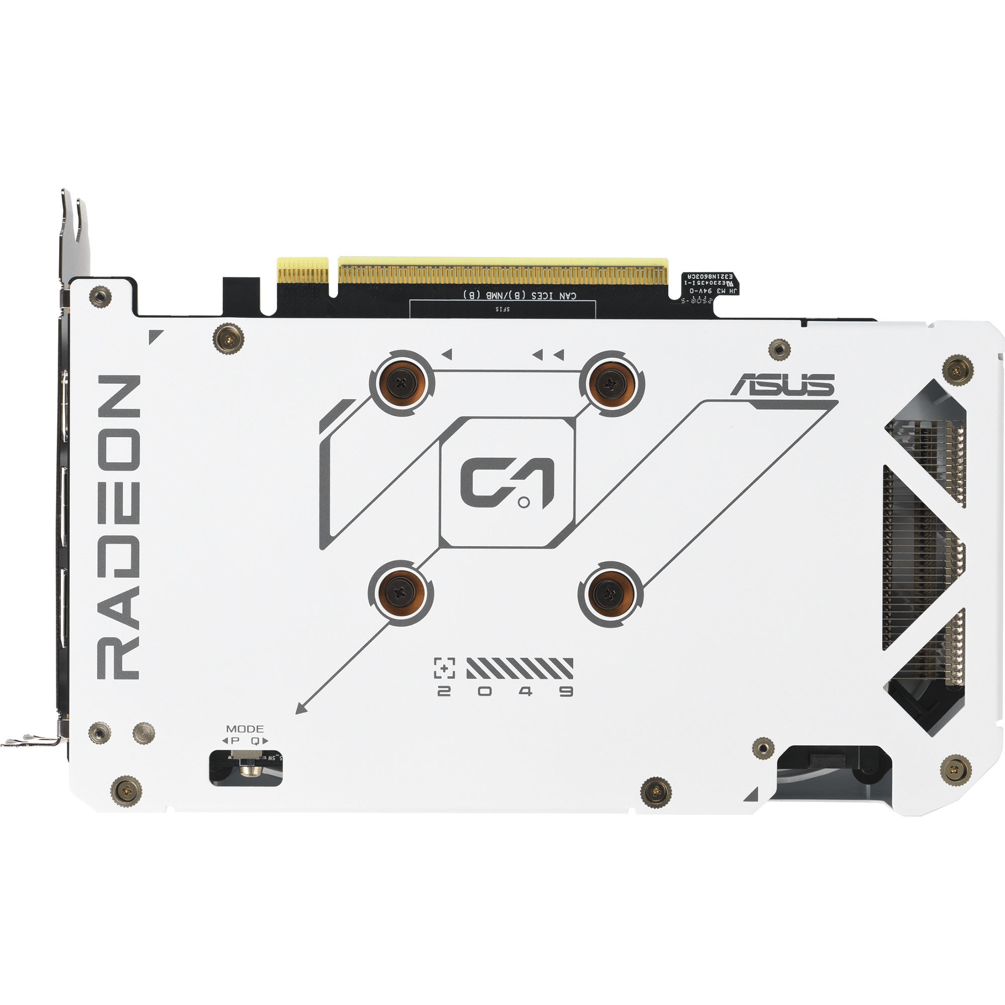 Asus radeon rx 9060 xt dual white edition 16gb grafische kaart (wit, rdna4, gddr6, 2x displayport, 1x hdmi 2.1)