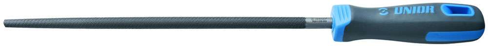 Unior tools round file with handle half smooth 7.5x325mm 763h1 2s