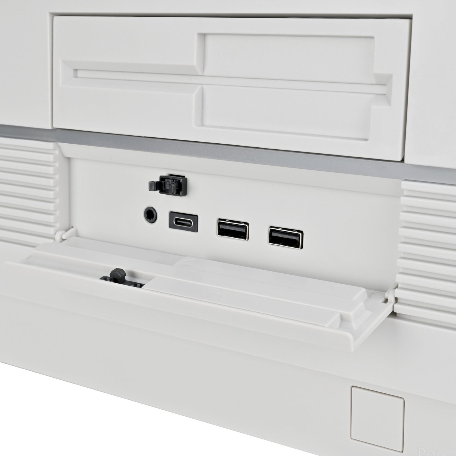 Silverstone flp01 htpc behuizing (crème | 2x usb-a | 1x usb-c)