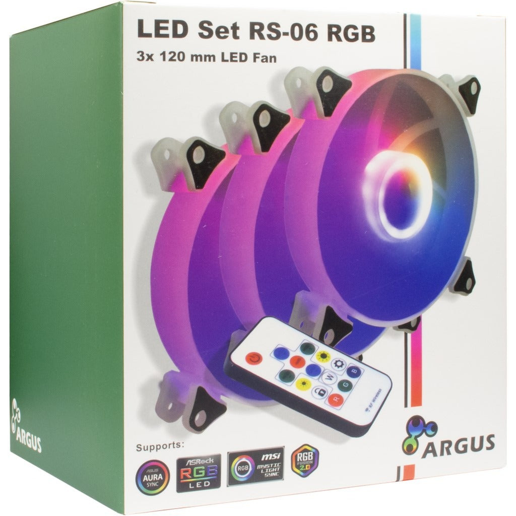 Inter-Tech Inter-Tech Argus RGB-ventilatorset RS-06