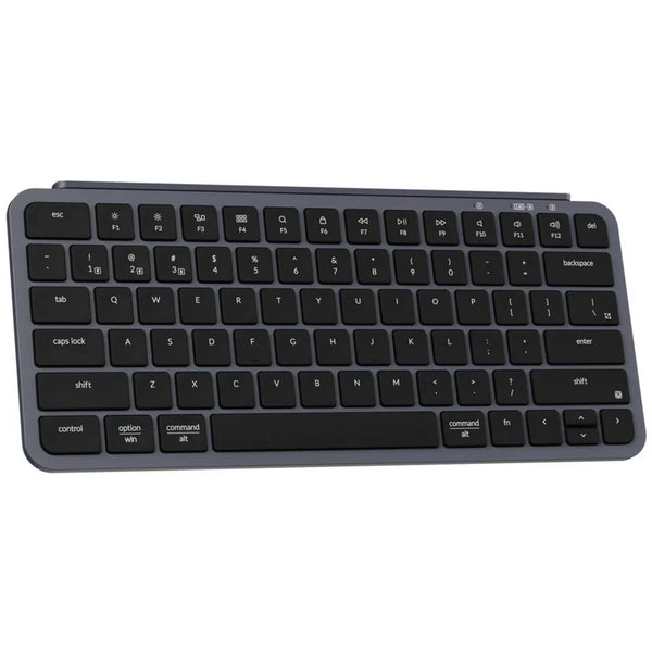Keychron b1 pro-k1 toetsenbord (grijs, us-international lay-out (qwerty), scissor switches, 75%, abs keycaps, 2.4ghz | bluetooth 5.2 | usb-c)