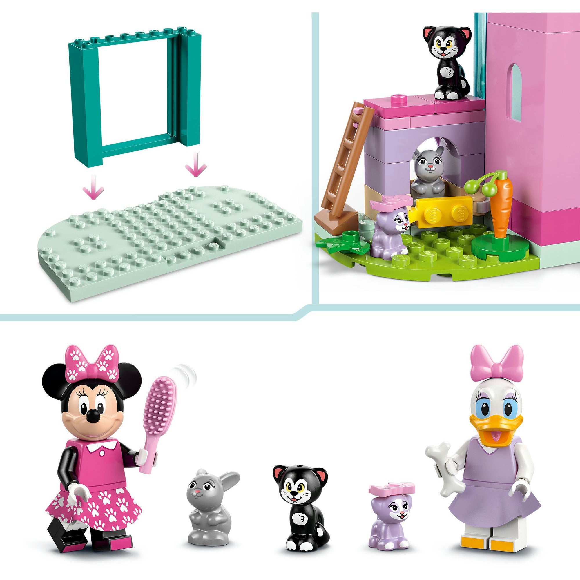 Disney LEGO 43274 klassiek Minnie's huisdierenhotel