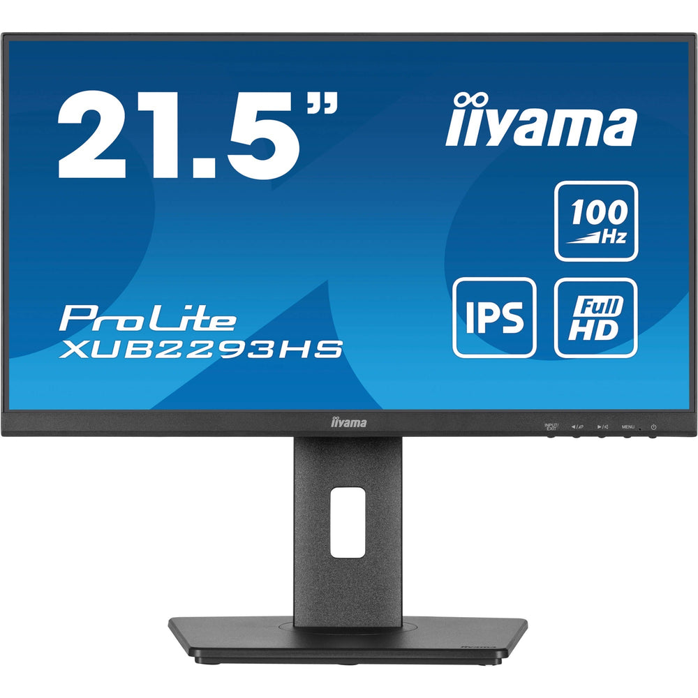 Iiyama prolite xub2293hs-b6 21.5 monitor (zwart, hdmi, displayport)