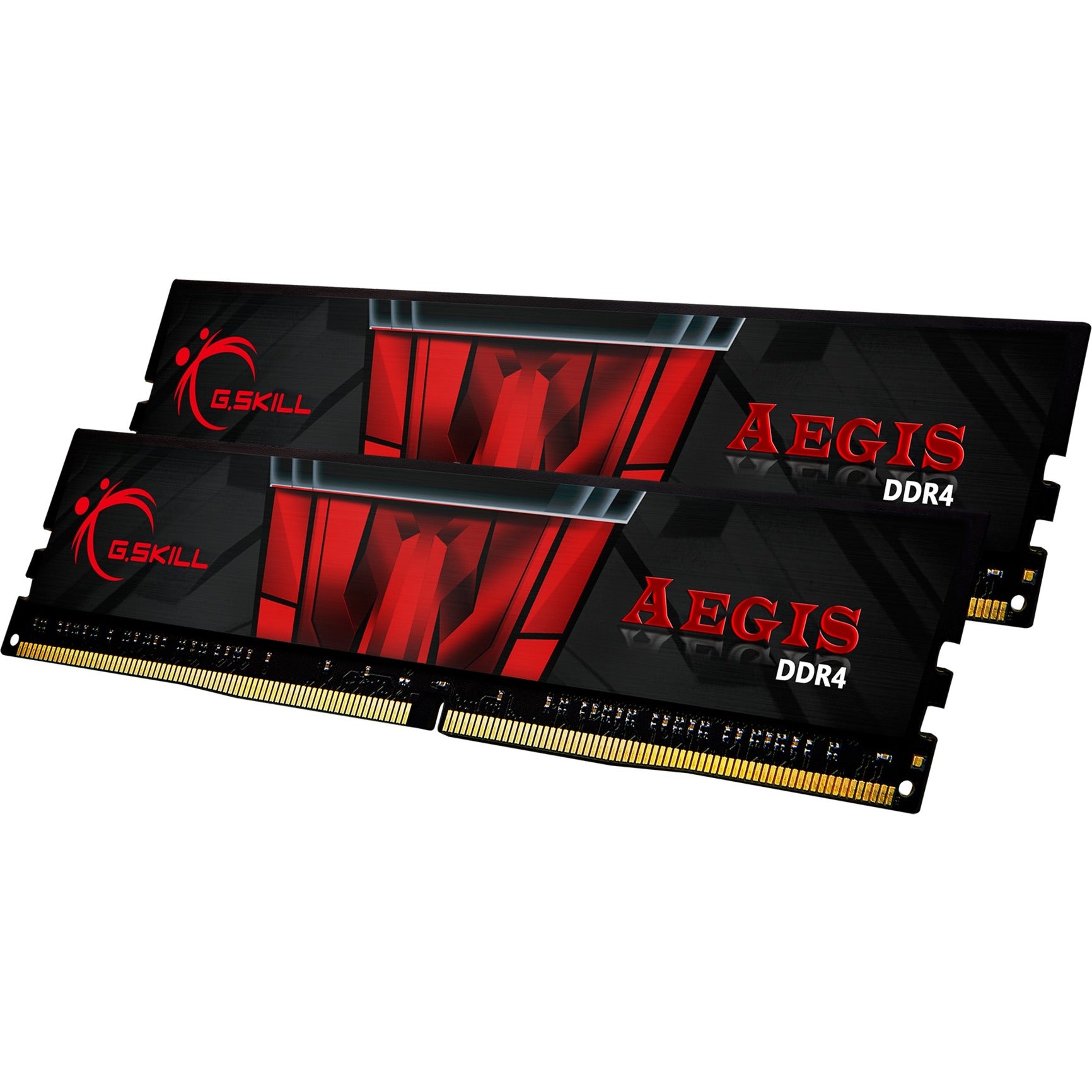 G.skill 32 gb ddr4-3000 (2x 16 gb) kit werkgeheugen (zwart, f4-3000c16d-32gisb, aegis, xmp)