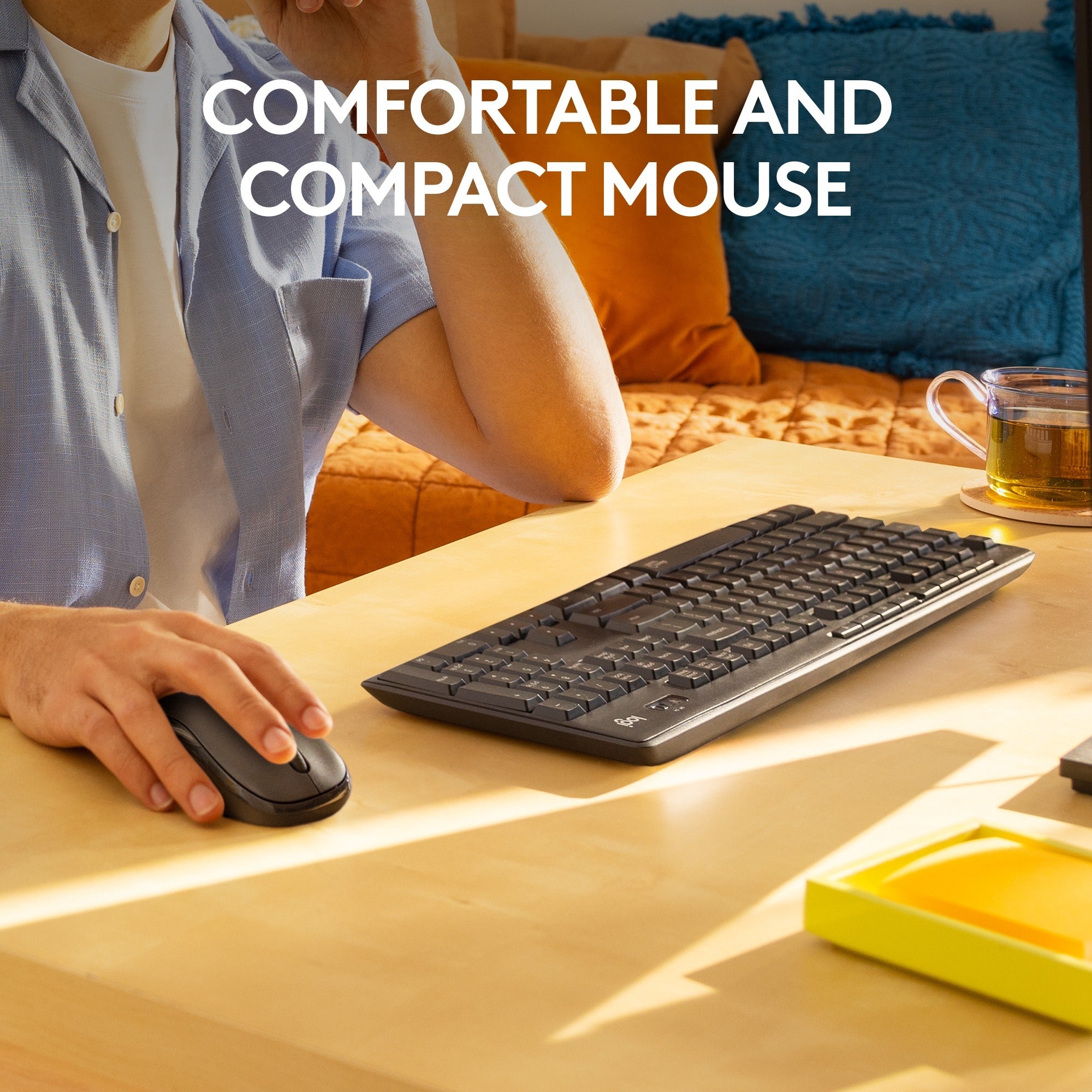 Logitech MK295 Silent draadloze toetsenbord- en muiscombinatie
