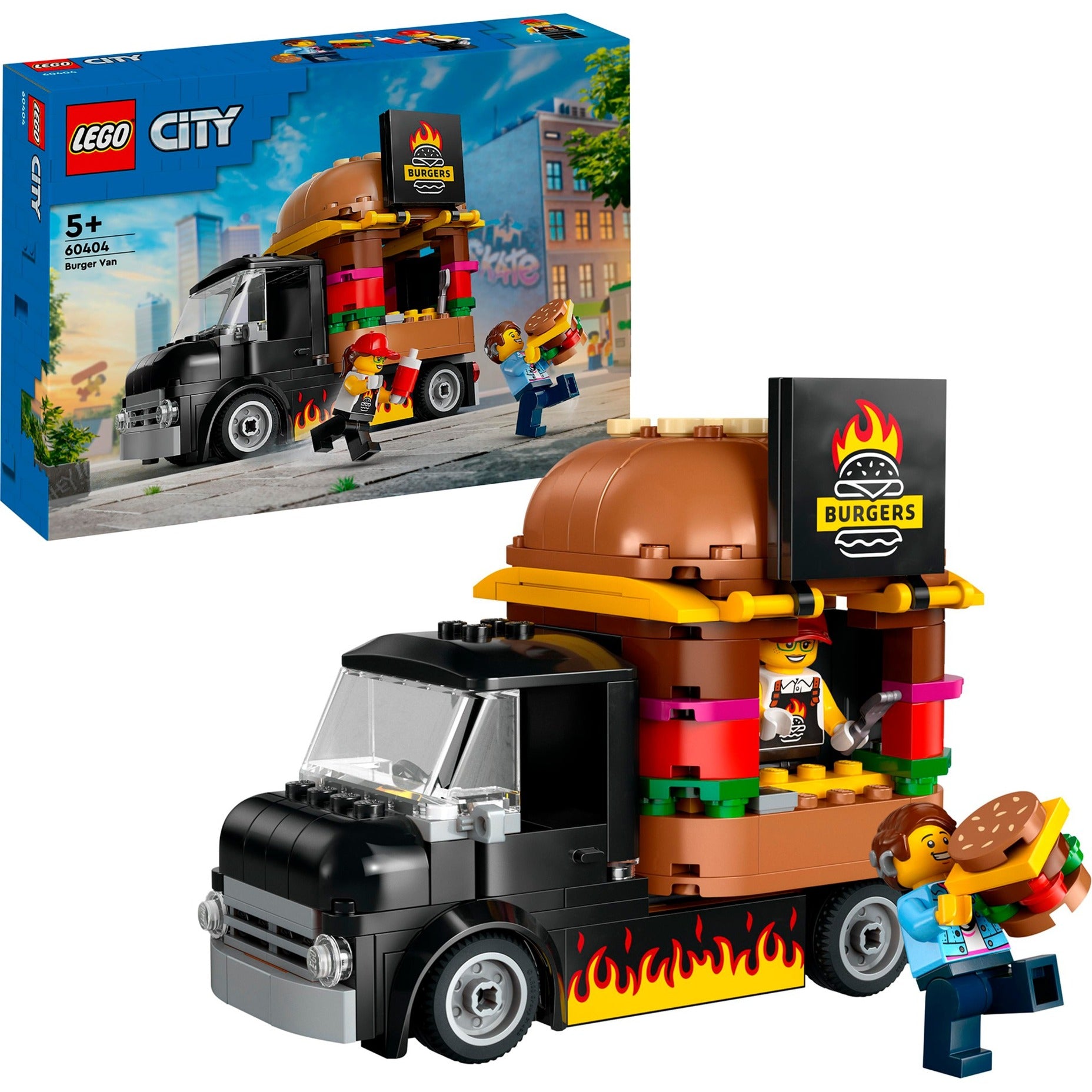 Lego city - hamburgertruck constructiespeelgoed (60404)